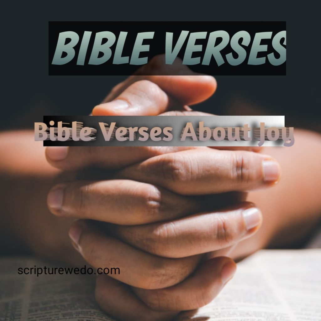 Bible Verses About Joy