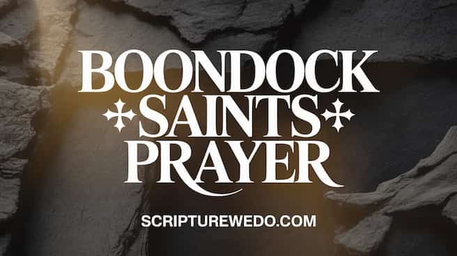 Boondock Saints Prayer