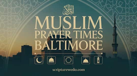 Muslim Prayer Times in Baltimore