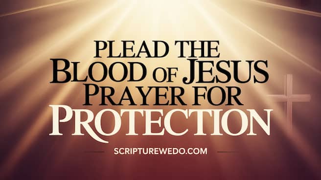 Plead the Blood of Jesus Prayer for Protection
