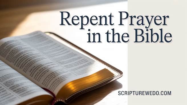Repent Prayer in the Bible