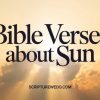 Bible Verses About Sun