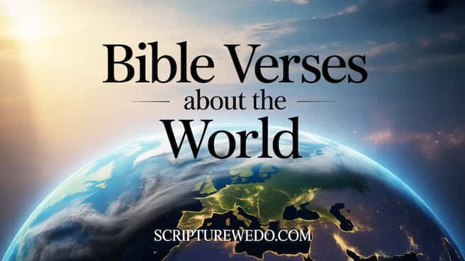 Bible Verses About the World