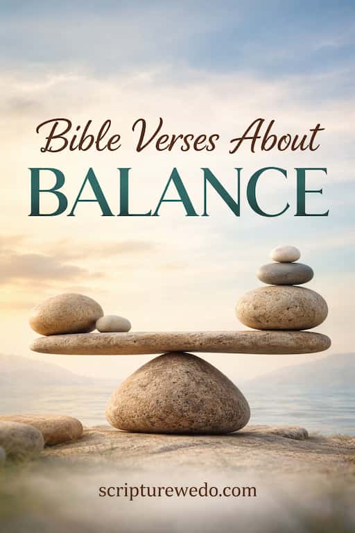 Bible verse about balance