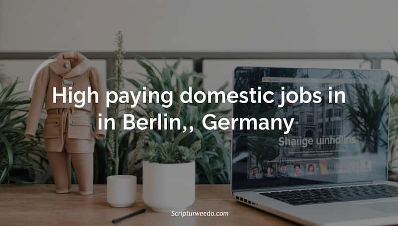 High paying domestic jobs in Berlin, Germany