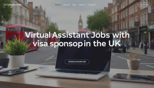 virtual assistant jobs with visa sponsorship in the UK
