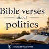 Bible verses about politics