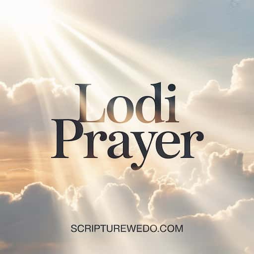 Lodi Prayer