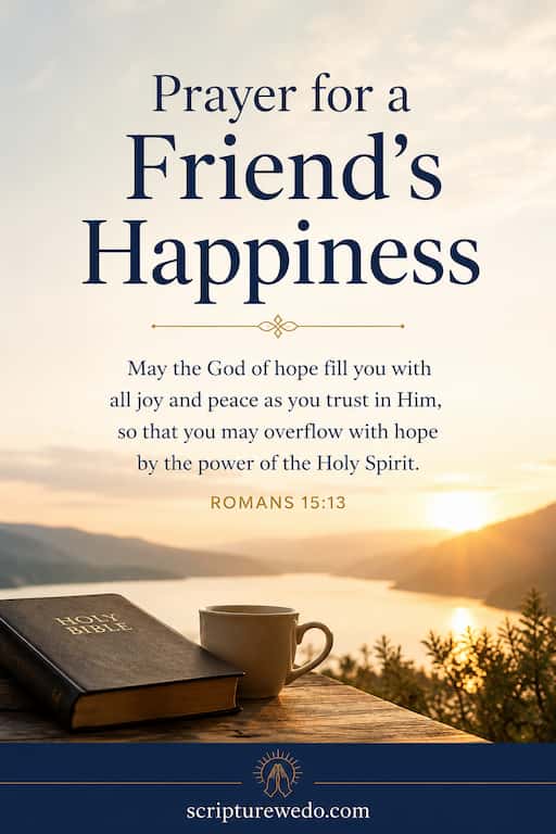 Prayer for a Friend’s Happiness