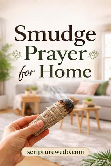 Smudge Prayer for Home