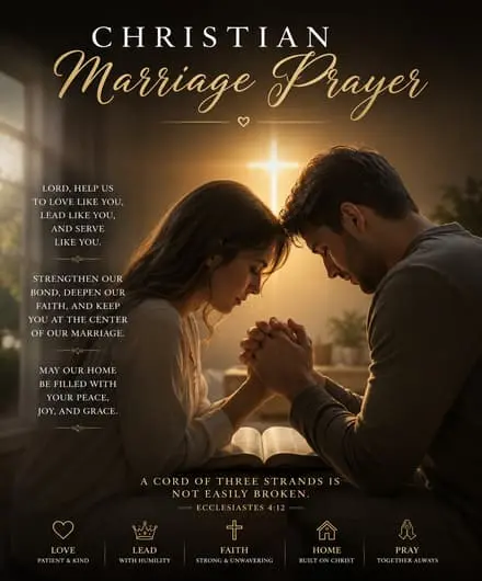 christian marriage prayers