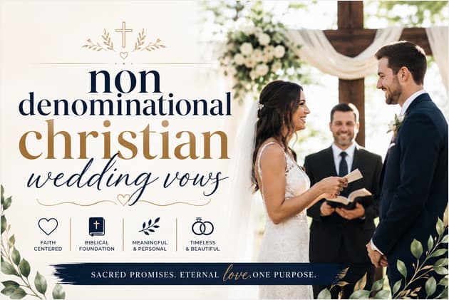 non denominational christian wedding vows