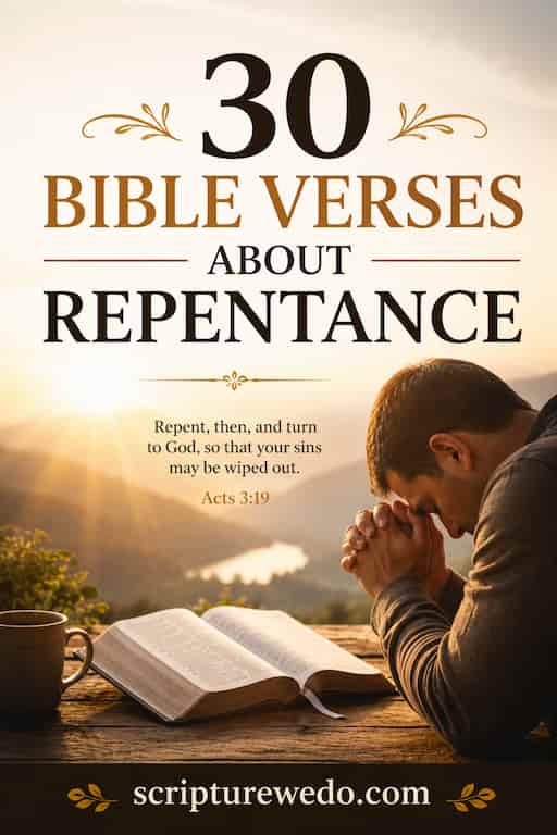 30 Powerful Bible Verses about Repentance
